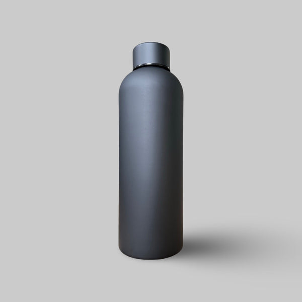 Personalised Water / Drink Bottle in Matte Black - IN STOCK