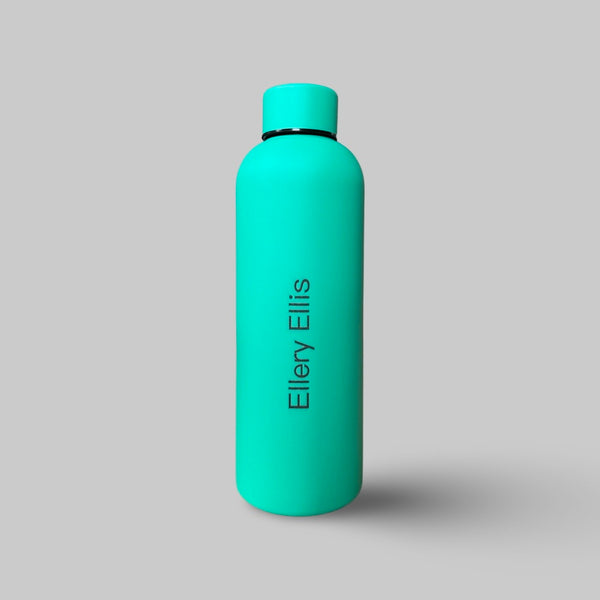Personalised Water / Drink Bottle in Bright Green - IN STOCK
