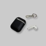 Personalised Black AirPods Case in Vegan Leather