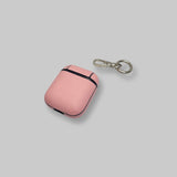 Personalised AirPods 1/2 Case in Rose Pink Vegan Leather