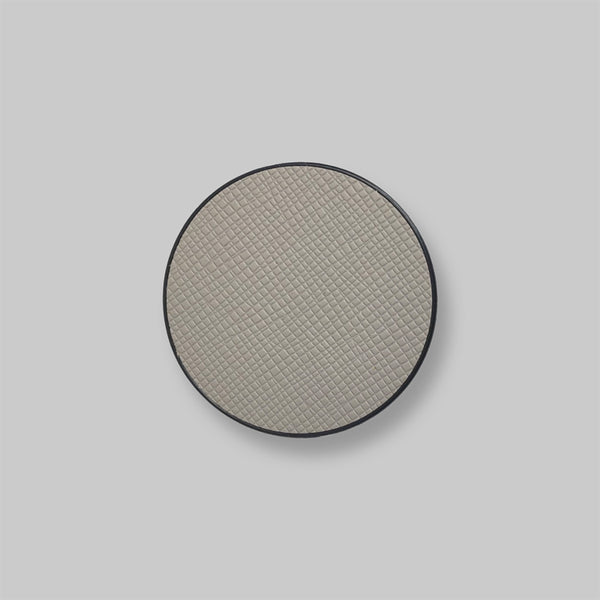 Personalised Pop Socket in Storm Grey Leather