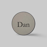 Personalised Pop Socket in Storm Grey Vegan Leather