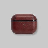 Personalised AirPods Pro Gen 1/2 Case in Dark Brown Pebbled Leather