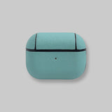 Personalised AirPods Pro Gen 1/2 Case in Light Blue Saffiano Vegan Leather
