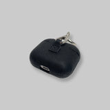 Personalised AirPods 3 Case in Black Vegan Leather