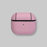 Personalised AirPods 3 Case in Macaron Pink Vegan Leather