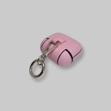 Personalised AirPods 3 Case in Macaron Pink Leather