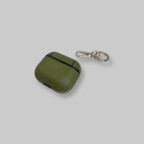 Personalised AirPods 3 Case in Matcha Green Leather