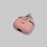 Personalised AirPods 3 Case in Rose Pink Leather