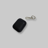 Personalised AirPods 1/2 Case in Black Saffiano Leather