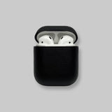 Personalised Black AirPods Case in Vegan Leather