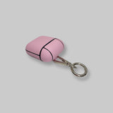 Personalised AirPods 1/2 Case in Macaron Pink Vegan Leather