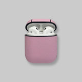 Personalised AirPods 1/2 Case in Macaron Pink Leather