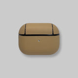 Personalised AirPods Pro Gen 1/2 Case in Latte Tan Saffiano Leather