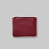 Personalised Mini Pouch in Burgundy Red