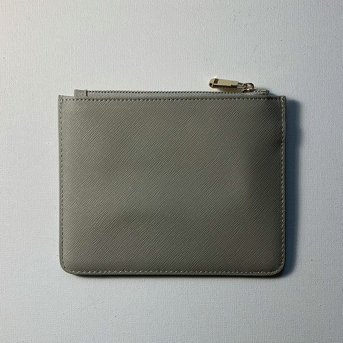 Personalised Mini Pouch in Storm Grey