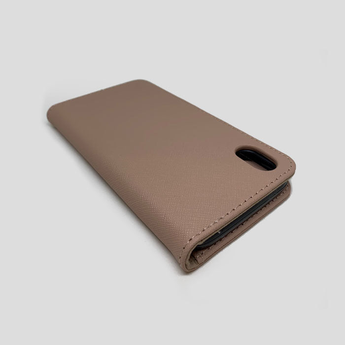 Blush iPhone XS Max Leather Flip Case