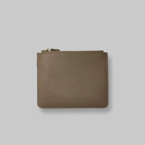 Personalised Mini Clutch in Latte Taupe