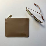 Personalised Mini Clutch in Latte Taupe