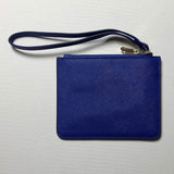 Personalised Mini Pouch in Navy Blue with Detachable Wrist Strap